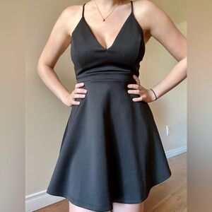 Black summer dress
